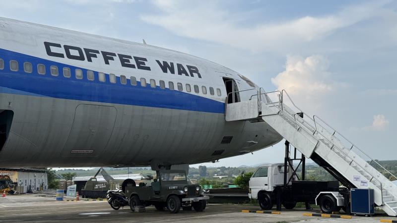 Самолёт Coffee War в музее военной техники «Станция 331»