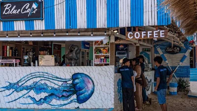 Пляжное кафе Blue Cafe